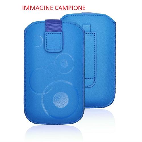 Custodia in pelle universale con linguetta per estrazione t