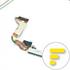 FLATE COMP.CON CONTATTO ALIM. PER I PHONE4S BIANCO