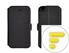 HUAWEI P8 LITE SMART CUSTODIA ORIZZONTALE BOOK NERO