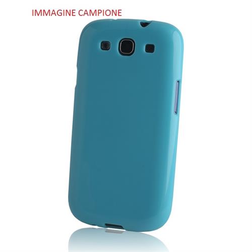 Gal. S5 G900  CUSTODIA GEL  LIGHT BLUE