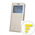 IPHONE 6/6S 4.7 CUSTODIA BOOK MAGNETICA ORIZ FINESTRA GOLD