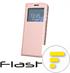 SAM J3 2017 SM-J327 CUST BOOK MAGNETICA ORIZ FINESTRA ROSA