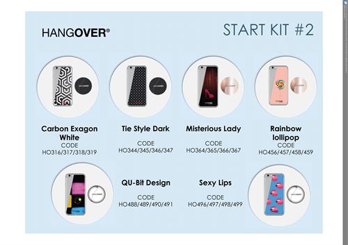 CONFEZIONE KIT 02 - 25 PEZZI MISTI HANGOVER PIU ESPOSITORE
