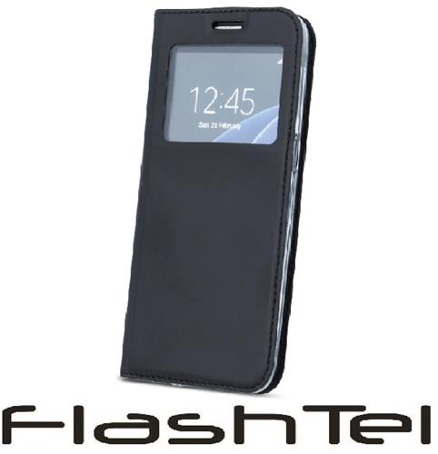 SAM S8 PLUS SM-G955 CUSTODIA BOOK MAGNETICA ORIZ FIN NERO