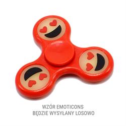 SPINNER FLUO SMILE ROSSO