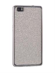 SAM A3 2017 SM-A320 TPU SLIM CON RETRO GLITTER COLORE SILVER
