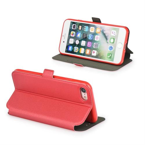 SAM SM-A320 A3 2017 BOOK POCKET CUSTODIA ROSSO