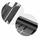 SAM 8 SM-G950 CUSTODIA HAMMER ULTRA PROTTETIVA NERA SILVER