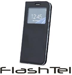 SAM J7 2017 SM-J730 CUST BOOK MAGNETICA ORIZ FINESTRA NERO