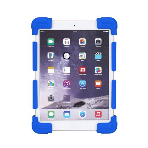 7- 8 CUSTODIA UNIVERSALE TABLET SILICONE BLU SCURO