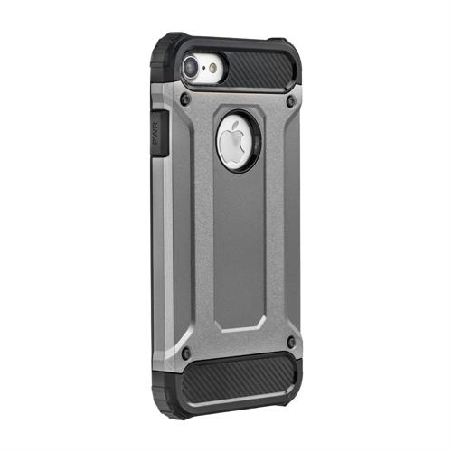 IPHONE 7 8 5,5 CUSTODIA HAMMER ULTRA PROTTETIVA NERA GRIGIO