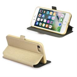 LG Q6 M700 BOOK CUSTODIA ORIZZONTALE GOLD