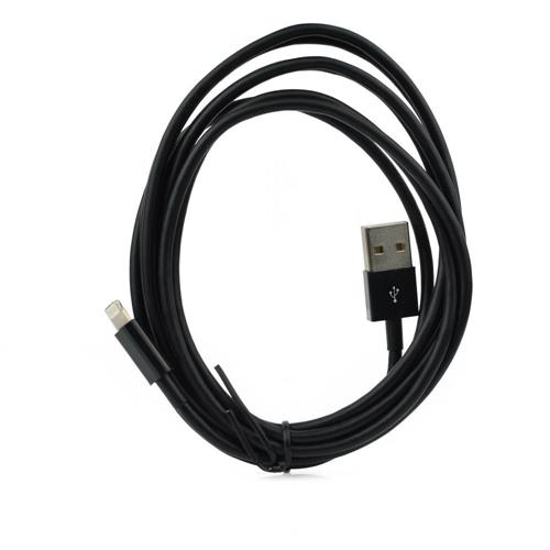 FLASHTEL CAVO DATI USB PER IPHONE 2.4A 5 6 7 8  NERO 2MT