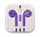 Jack 3,50mm iPhone Kit Auricolare vivavoce FlashTel Purple
