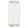 GAL S6 EDGE SMG925 PELLICOLA DISP VETRO TEMP CURVATO GOLD