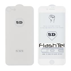 iPhone X XS 5.8 PEL DISPLAY VETRO TEMP 5D FRONTE RETRO BIAN