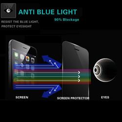 iPhone 7 8 PLUS 5.5 VETRO DISPLAY BLU-RAY TEMPERATO 5D NERO