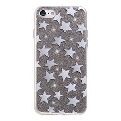 FLASHTEL COLLEZIONE STELLE IPHONE 7 8 TPU NERO