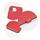 SAM. A8 PLUS 2018 SM-A730 BOOK POCKET CUSTODIA ROSSO
