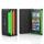 LUMIA 532 CUSTODIA A LIBRO BLACK NERA