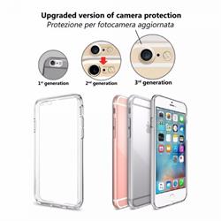 SAM. A5 A8 2018 TPU 0.3MM CON TAPPI JACK TRASPARENTE