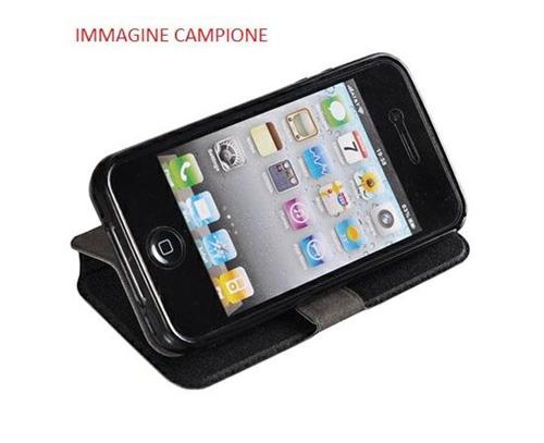 SM-G928 S6 EDGE+ CUSTODIA LIBRO ORIZZONTALE NERA BLACK