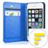 IPHONE 6 4.7 CUSTODIA BOOK MAGNETICA ORIZZONTALE BLUE
