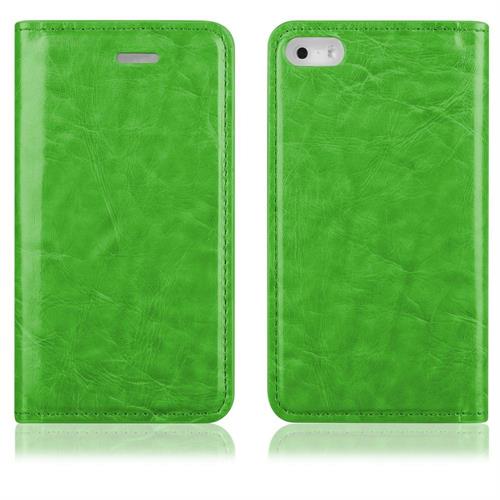 IPHONE 6 4.7 CUSTODIA BOOK MAGNETICA ORIZZONTALE GREEN