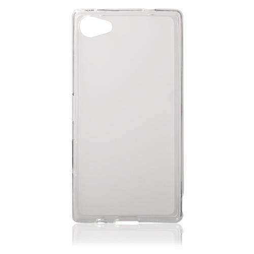 XPERIA Z5 COMPACT TPU SATINATATA TRASPARENTE (e6303)