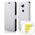 HUAWEI G8 CUSTODIA LIBRO ORIZZONTALE BOOK WHITE