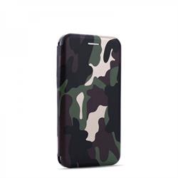 IPHONE X 5.8 CUST BOOK 2 MAGNET ORIZ CAMUFLAGE VERDE SCURO