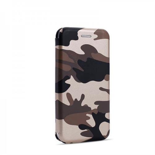 SAM. S8 SM-G950 CUST BOOK 2 MAGNET ORIZ CAMUFLAGE MARRONE
