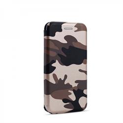 SAM. S8 PLUS SM-G955 CUST BOOK 2 MAGN ORIZ CAMUFLAGE MARRONE