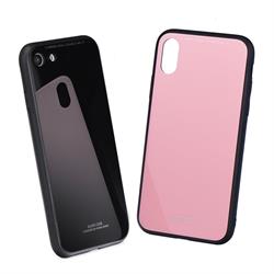 FLASHTEL COLL EFFETTO VETRO IPHONE X 5.8 CUST ROSA