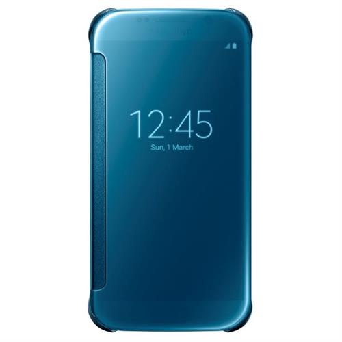 SAMSUNG S6 SM-G920 CLEAR VIEW COVER BLUE