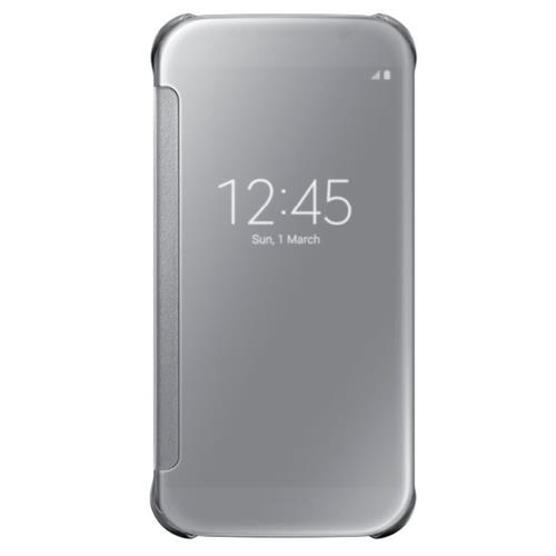 SAMSUNG S6 SM-G920 CLEAR VIEW COVER SILVER