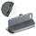 IPHONE X 5.8 CUSTODIA ORIZZONTALE BOOK GRIGIO SCURO