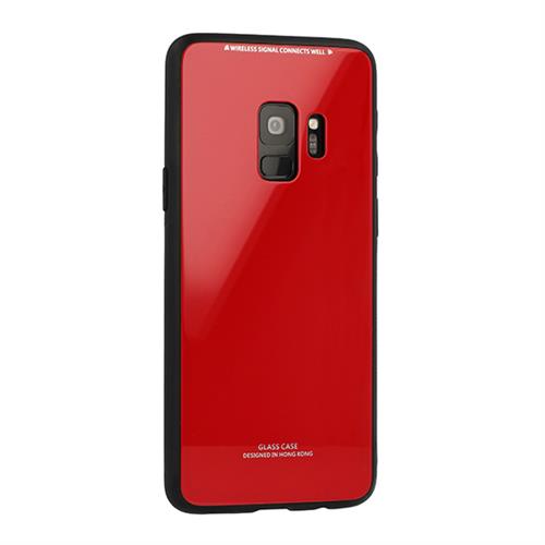 FLASHTEL COLL EFFETTO VETRO IPHONE X 5.8 CUST ROSSO