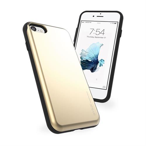 MERCURY IPHONE 7 4,7 COVER PORTA CARTE CREDITO ORO