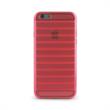 SAM. S6 SM-G920 CUSTODIA TPU LINE ORIZZONTALE ROSSO