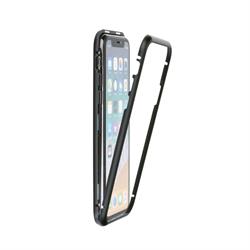 IPHONE 7 8 5.5 BACK COVER MAGNETICO COLLEZIONE MAGNETO NERO