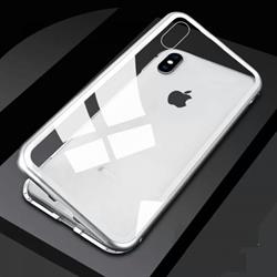 IPHONE 7 8 5.5 BACK COVER MAGNETICO COLLEZIONE MAGNETO SILV