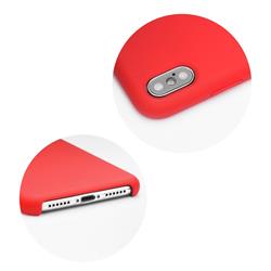 SAMSUNG J4 SM-J400 COVER SOFT TOUCH INT VELLUTO ROSSO