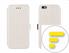 LG K10 K420 CUSTODIA ORIZZONTALE BOOK WHITE