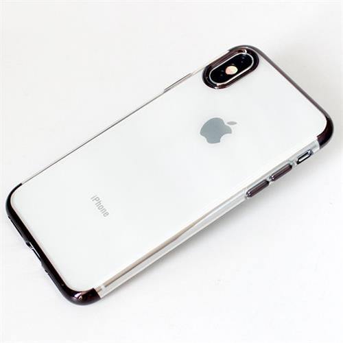 IPHONE X/XS 5,8 CUSTODIA TPU SLIM COLLEZIONE ELETTR TRA/BLA
