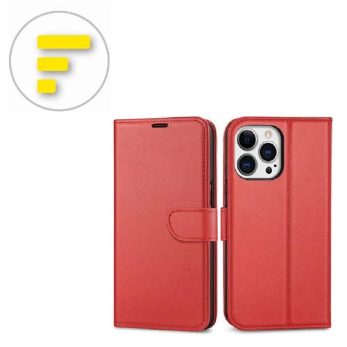 WIKO Y60 FANCY BOOK CUSTODIA ORIZZONTALE ROSSO