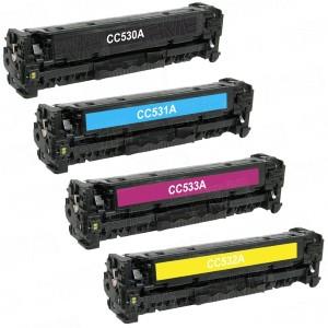 TONER UNIV X HP CC532A/CE412A/CF382A CANON 718Y 3.5K NERO