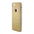 SAM. S5 SM-G900 TPU SLIM CON RETRO GLITTER COLORE GOLD