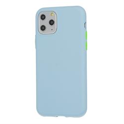 IPHONE 12 MINI 5.4 TPU SOFT TOUCH OPACA COLORE AZZURRO