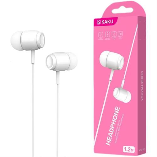KAKU AURICOLARE IN-EAR 3.5MM (VVP3.5) KSC-381 BIANCO